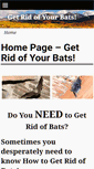 Mobile Screenshot of getridofyourbats.com